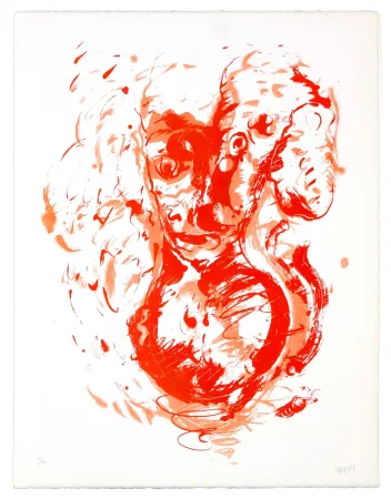 Litografía Grinberg - Le changement en mauvais esprit 