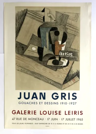 Cartel Gris  - Gouaches et dessins 1910-1927 / Galerie Louise Leiris