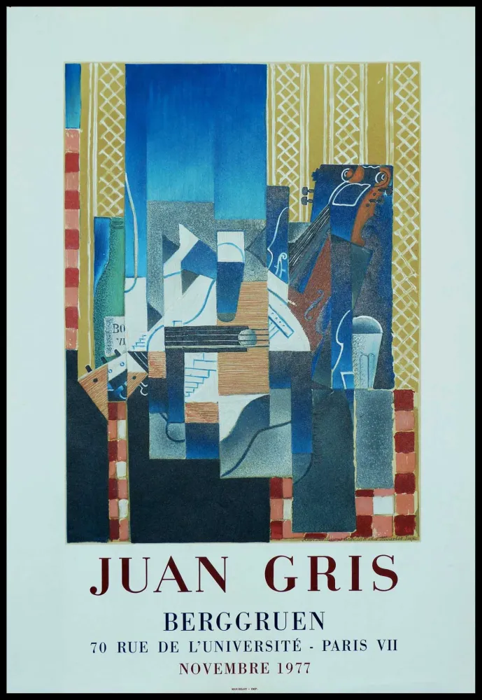 Litografía Gris  - JUAN GRIS - BERGGRUEN