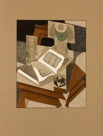 Litografía Gris  - LE LIVRE. Lithographie pour 