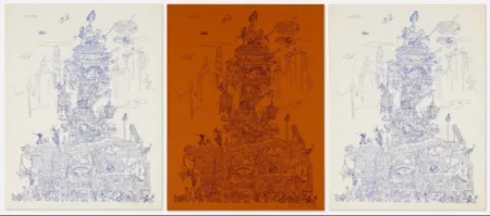 Litografía Grooms - City of Chicago exhibition poster