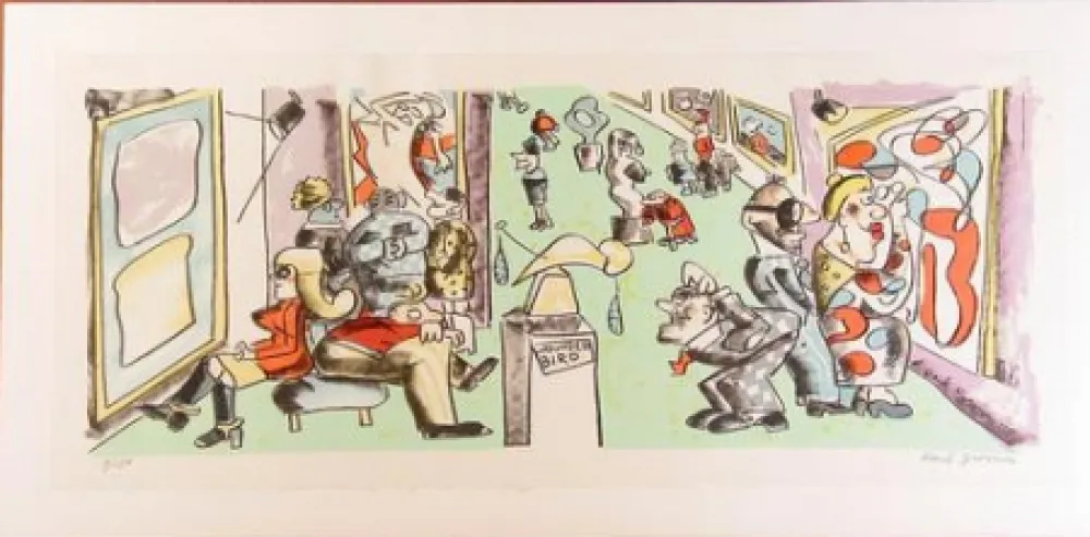 Litografía Grooms - Museum