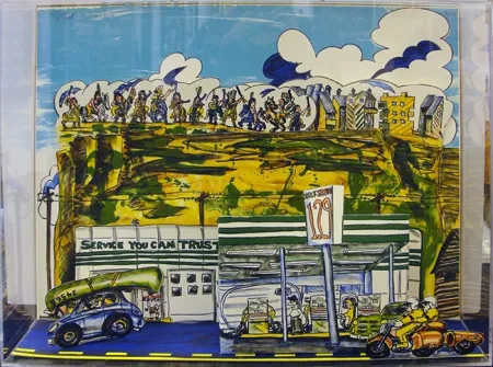 Litografía Grooms - TONTO-CONDO