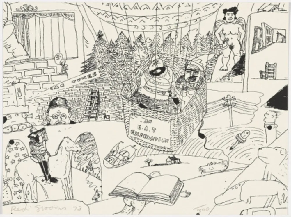 Serigrafía Grooms - Untitled from The New York Collection for Stockholm