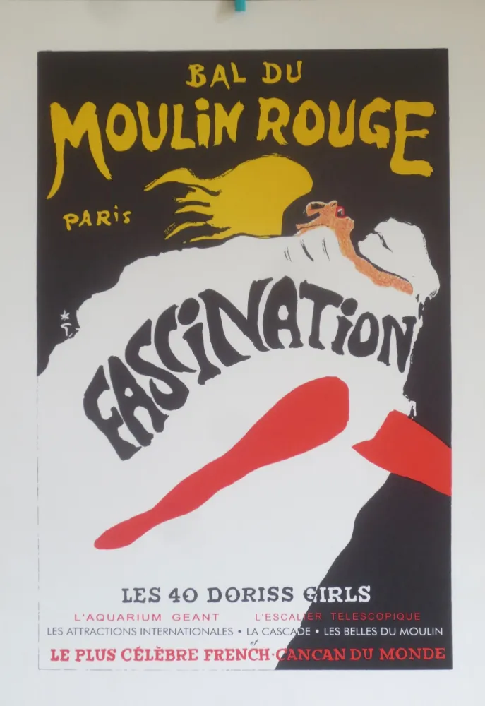 Litografía Gruau - Fascination