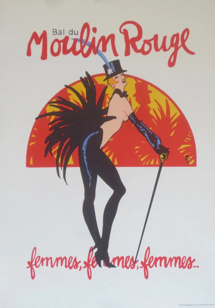 Litografía Gruau - Femmes,femmes,femmes