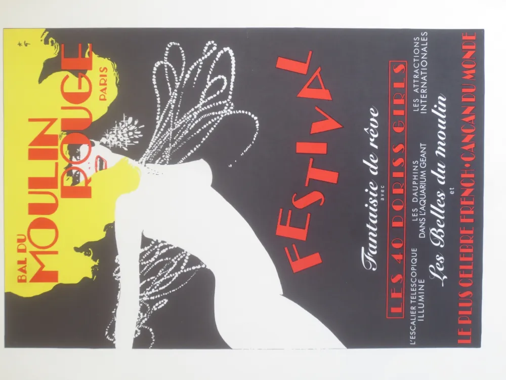 Litografía Gruau - Festival