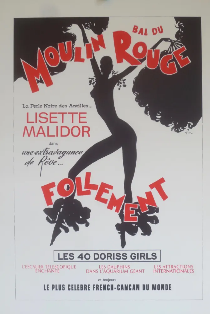 Litografía Gruau - Follement