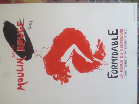 Litografía Gruau - Formidable