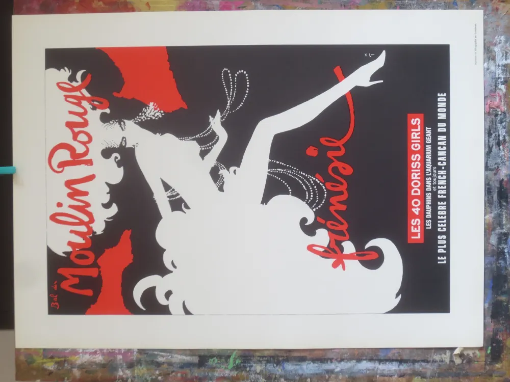 Litografía Gruau - Frénesie