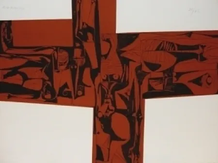 Grabado Guayasamin - Lidice 1