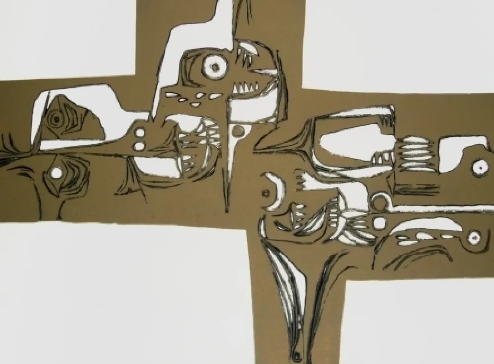 Grabado Guayasamin - Milay