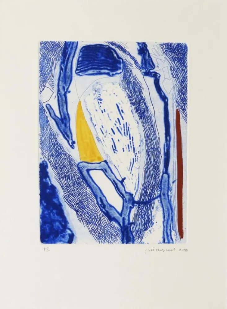 Aguafuerte Guinovart - Blau 21