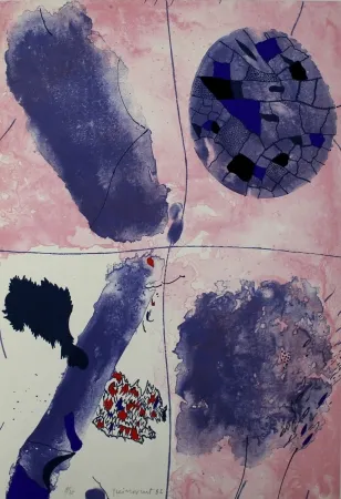 Litografía Guinovart - Blaus