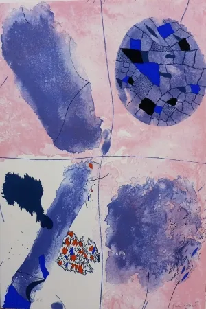 Litografía Guinovart - Blaus