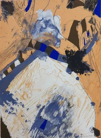 Litografía Guinovart - Com muntanya