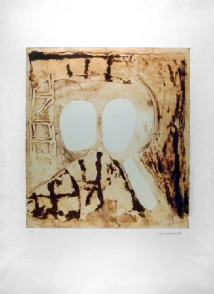 Aguafuerte Guinovart - Composición