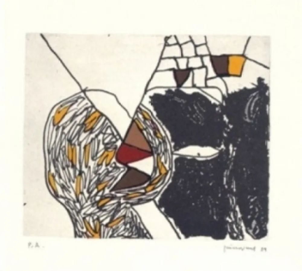 Grabado Guinovart - Des de loca-marge