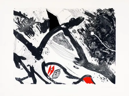 Grabado Guinovart - Escala en negro