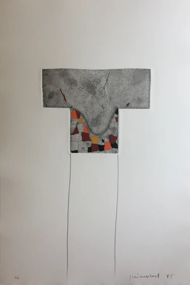 Grabado Guinovart - Fulles 10