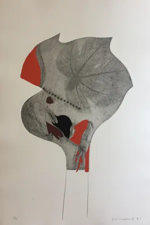 Grabado Guinovart - Fulles 5