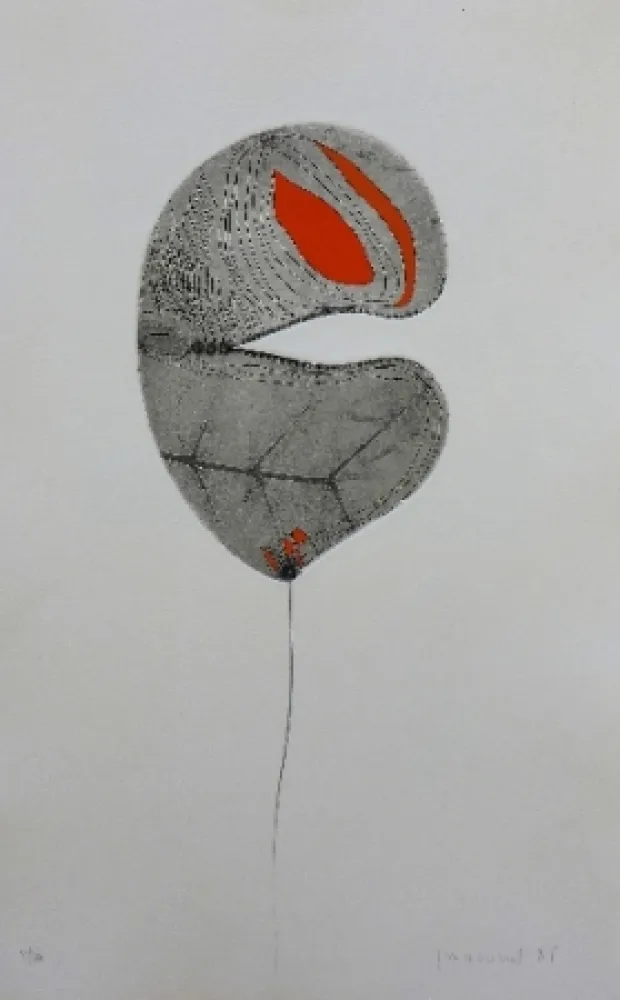 Grabado Guinovart - Fulles 6