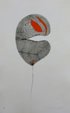 Grabado Guinovart - Fulles 6