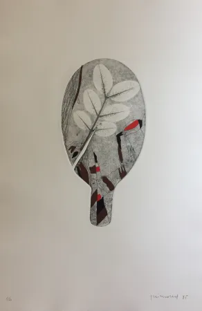 Grabado Guinovart - Fulles 8