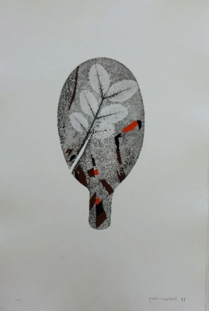 Grabado Guinovart - Fulles 8