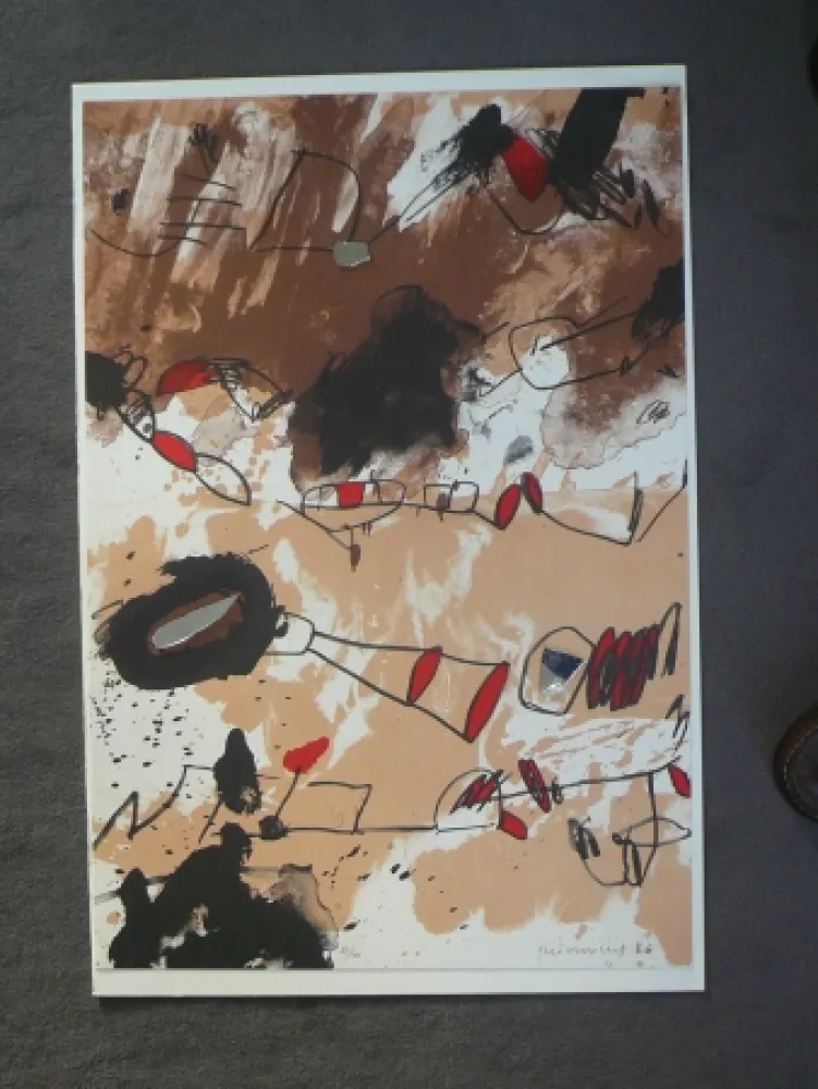 Litografía Guinovart - Galerie Joan Prats