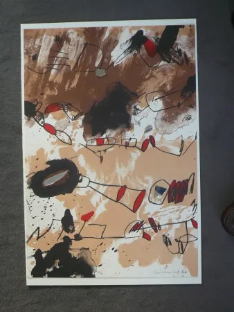 Litografía Guinovart - Galerie Joan Prats