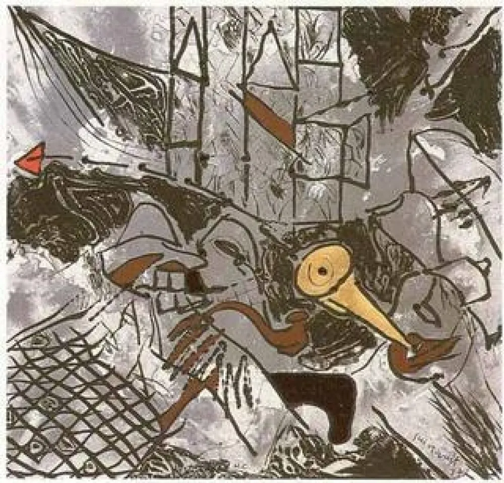 Grabado Guinovart - Garcia Lorca 2