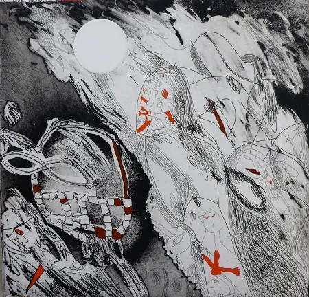 Grabado Guinovart - Garcia Lorca 4