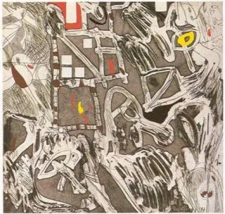 Grabado Guinovart - Garcia Lorca 5