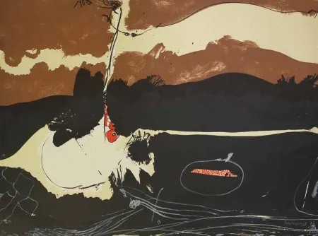 Litografía Guinovart - Gui 5