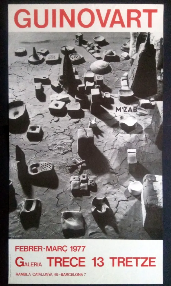 Cartel Guinovart - Guinovart Galeria trece 1977