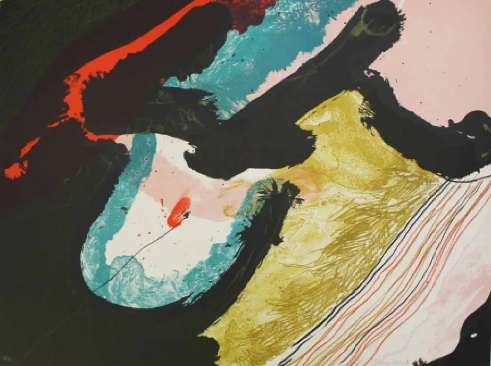 Litografía Guinovart - Homenatge a Joan Prats II