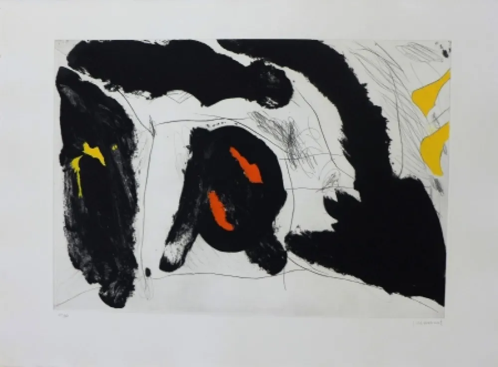 Grabado Guinovart - Imatges de temps 3