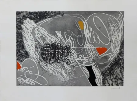 Grabado Guinovart - Imatges de temps 7