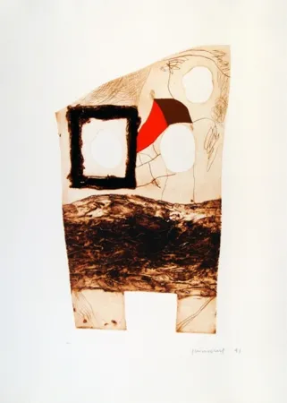 Aguafuerte Guinovart - Imatges i Terra IV