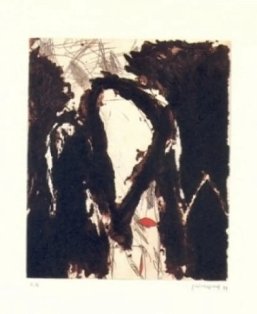 Grabado Guinovart - La nit