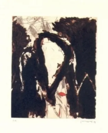 Grabado Guinovart - La nit