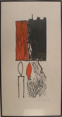 Aguafuerte Guinovart - L'espelma