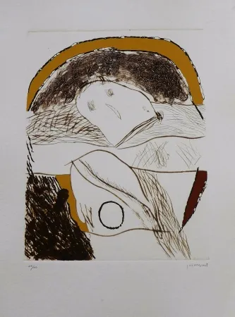 Grabado Guinovart - Llaurat 2