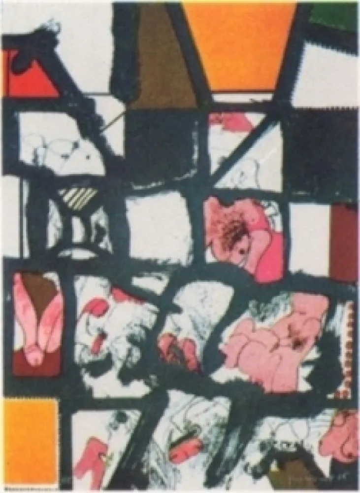 Litografía Guinovart - L'ull