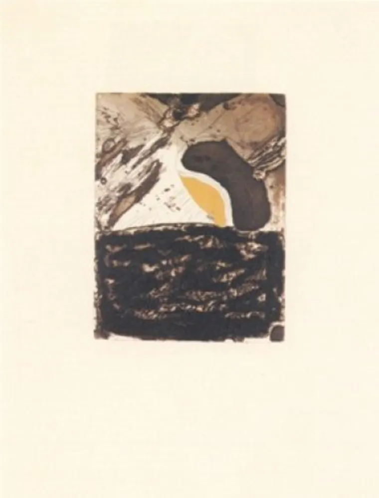 Grabado Guinovart - L'últim ocre