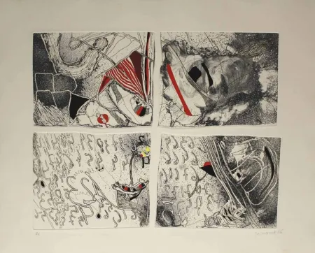 Aguafuerte Y Aguatinta Guinovart - Molts anys