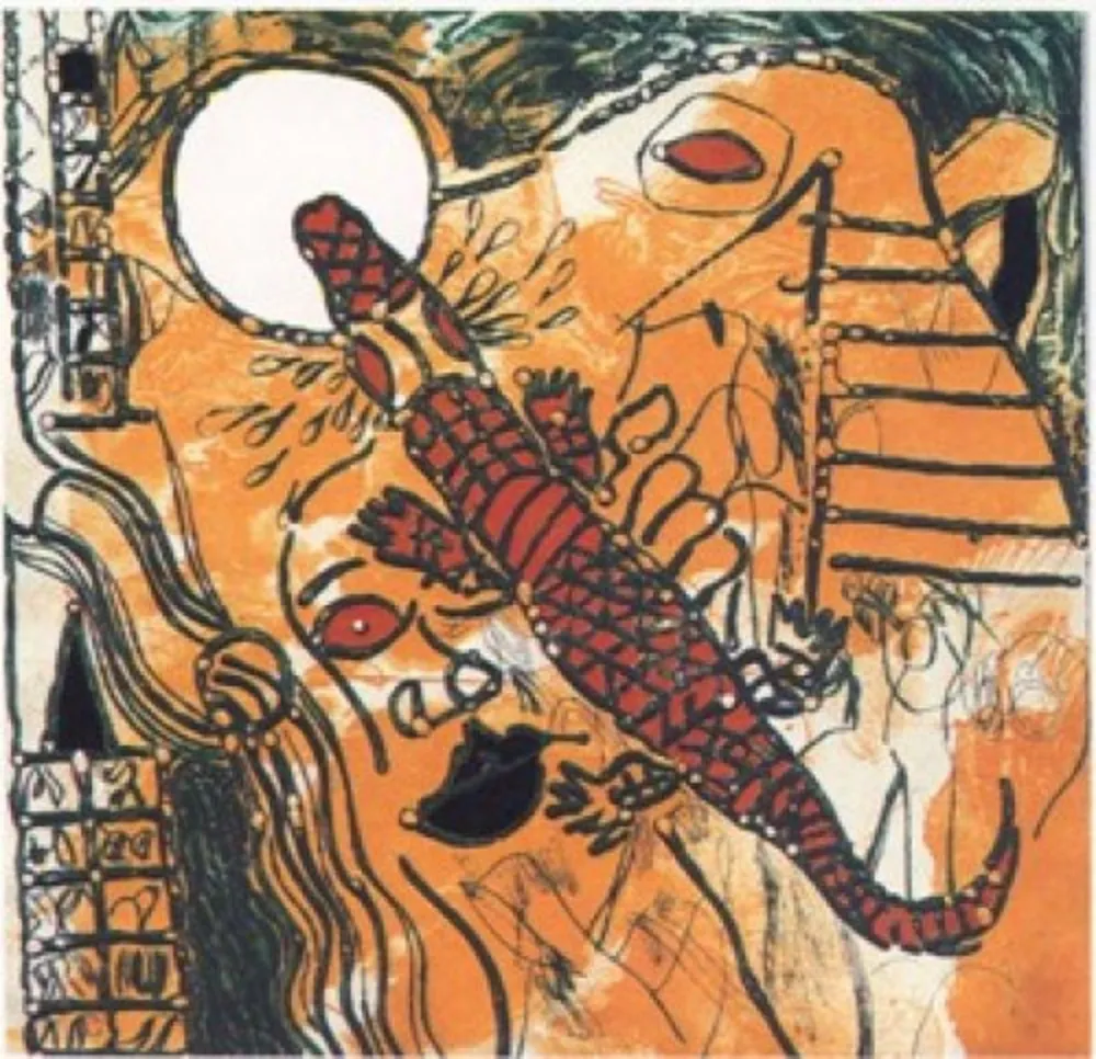 Múltiple Guinovart - Para que los cocodrilos duerman en largas filas...