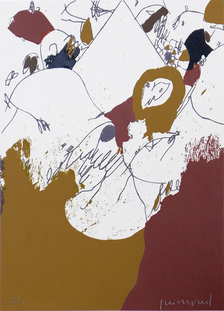 Serigrafía Guinovart - S / T