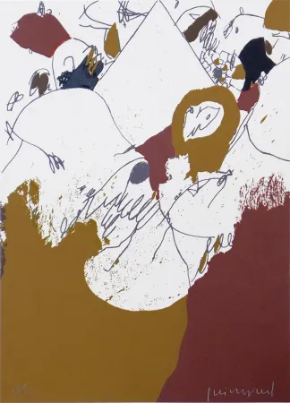 Serigrafía Guinovart - S / T